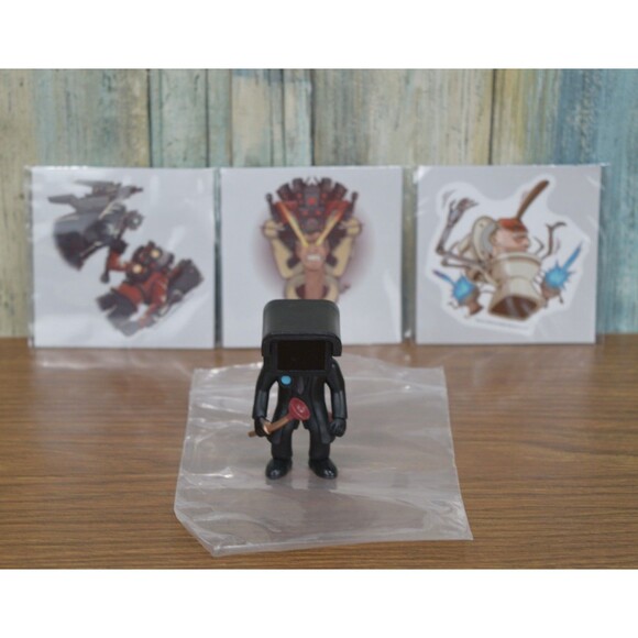 Skibidi Toilet Plungerman Figure Series 1 Bonkers Toys 2.5" Cameraman Red Plunge - Picture 1 of 7